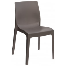 ROME καρέκλα polypropylene ματ ΜΟΚΑ (καφέ), 54x52x81 ROME καρέκλα polypropylene ματ ΜΟΚΑ (καφέ), 54x52x81